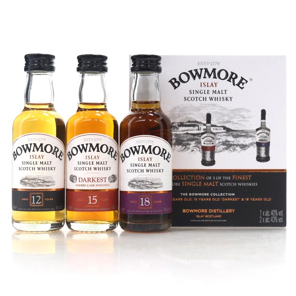 Bowmore Collection 3 x 5cl / 12, 15, 18 Year Old