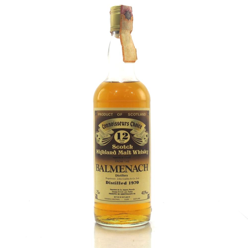 Balmenach 1970 Gordon and MacPhail 12 Year Old / Co. Pinerolo Import
