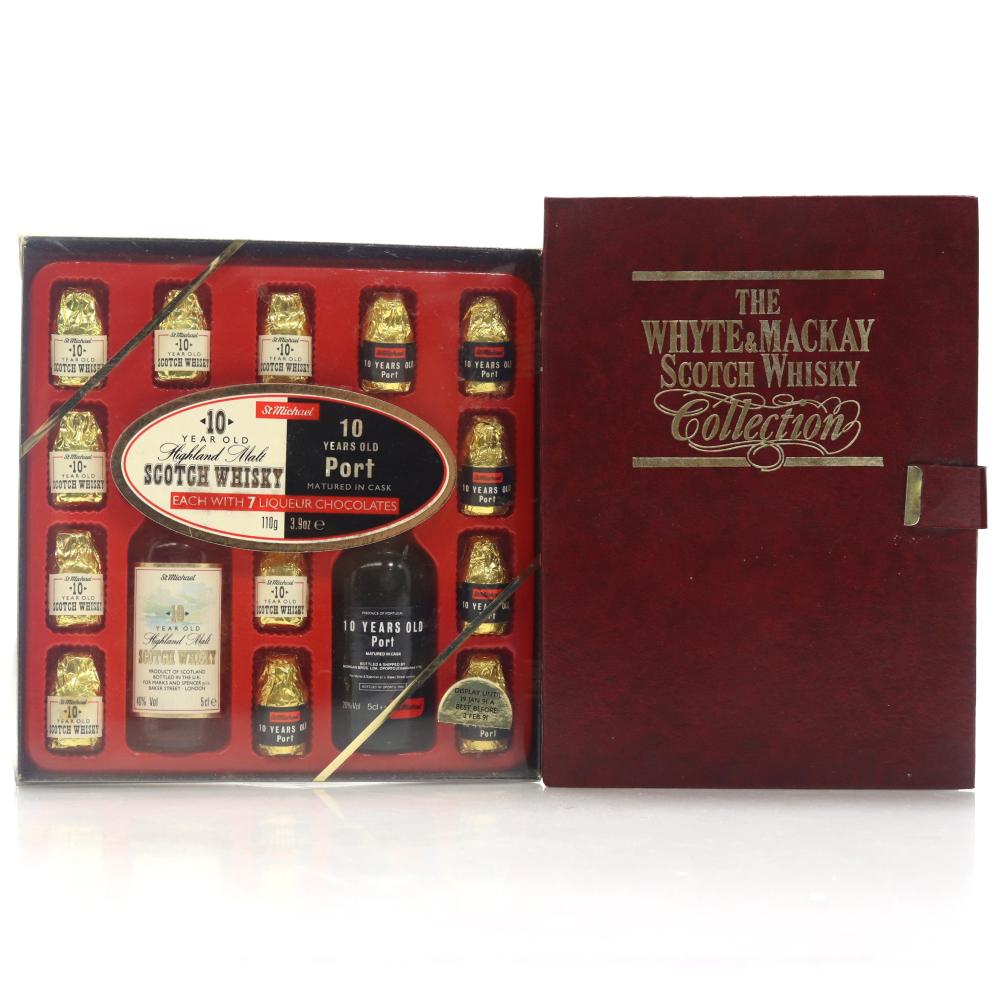 Whyte and Mackay Scotch Whisky Collection and Scotch & Port Chocolate Set