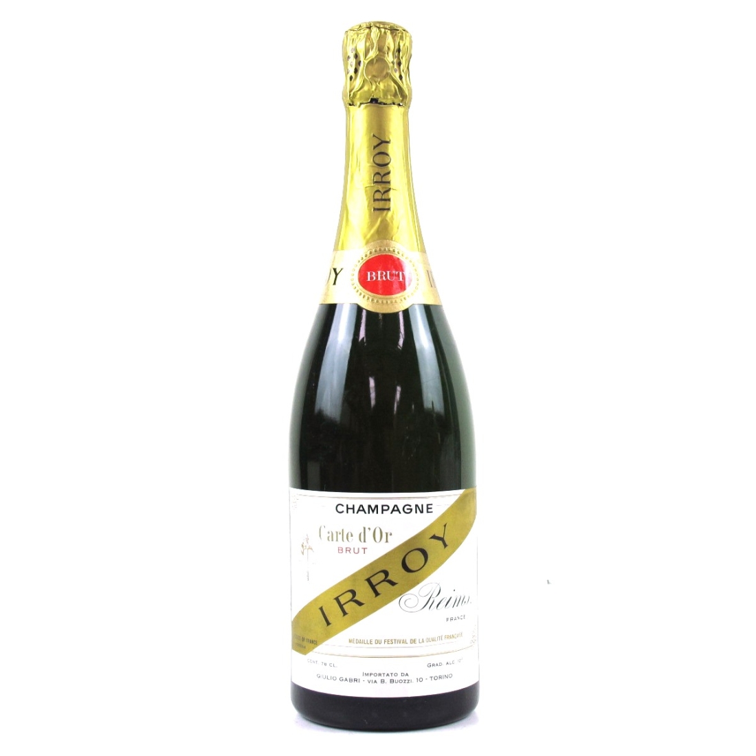 Irroy Carte d'Or Brut Champagne circa 1960's