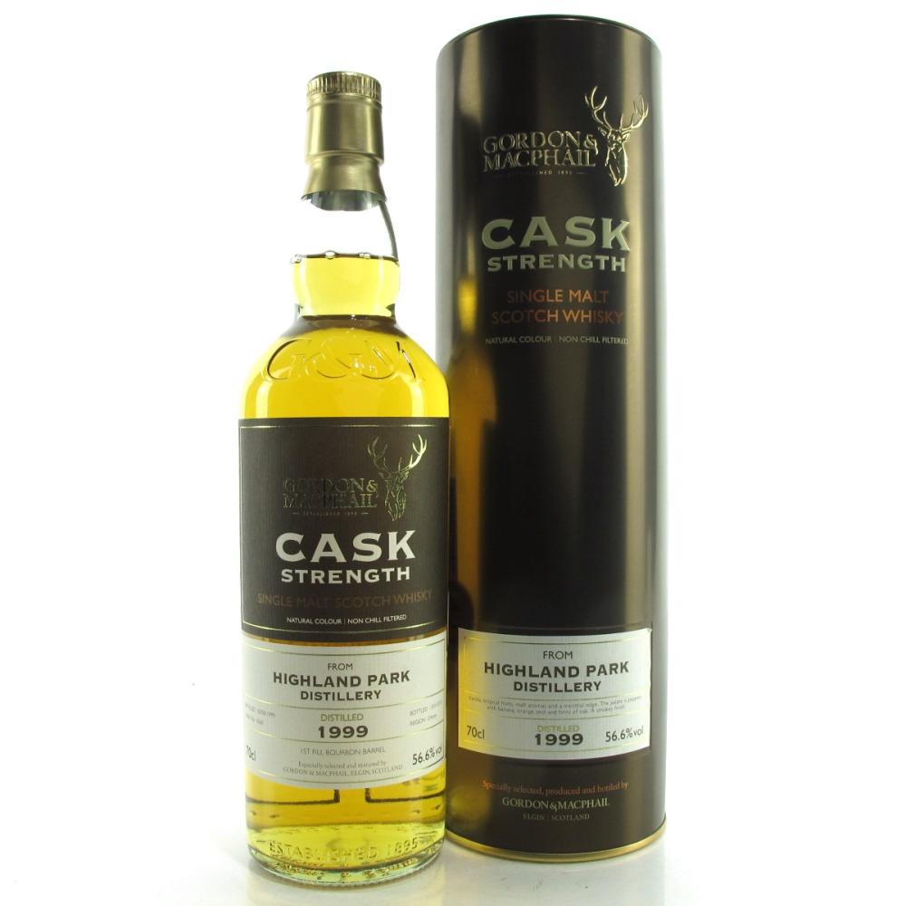 Highland Park 1999 Gordon and MacPhail Cask Strength / TWE 