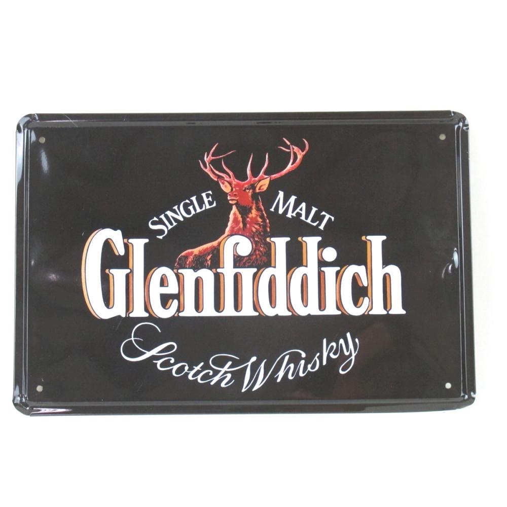 Glenfiddich Metal Plaque 300mm x 200mm