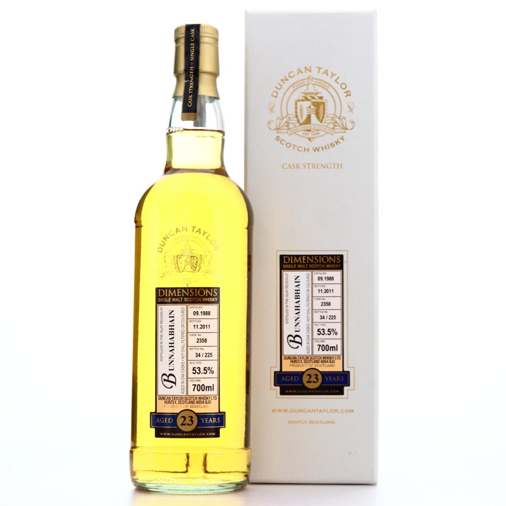 Bunahabhain 1988 Duncan Taylor 23 Year Old Dimensions