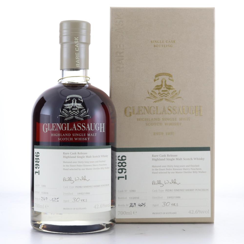 Glenglassaugh 1986 Single PX Cask 30 Year Old