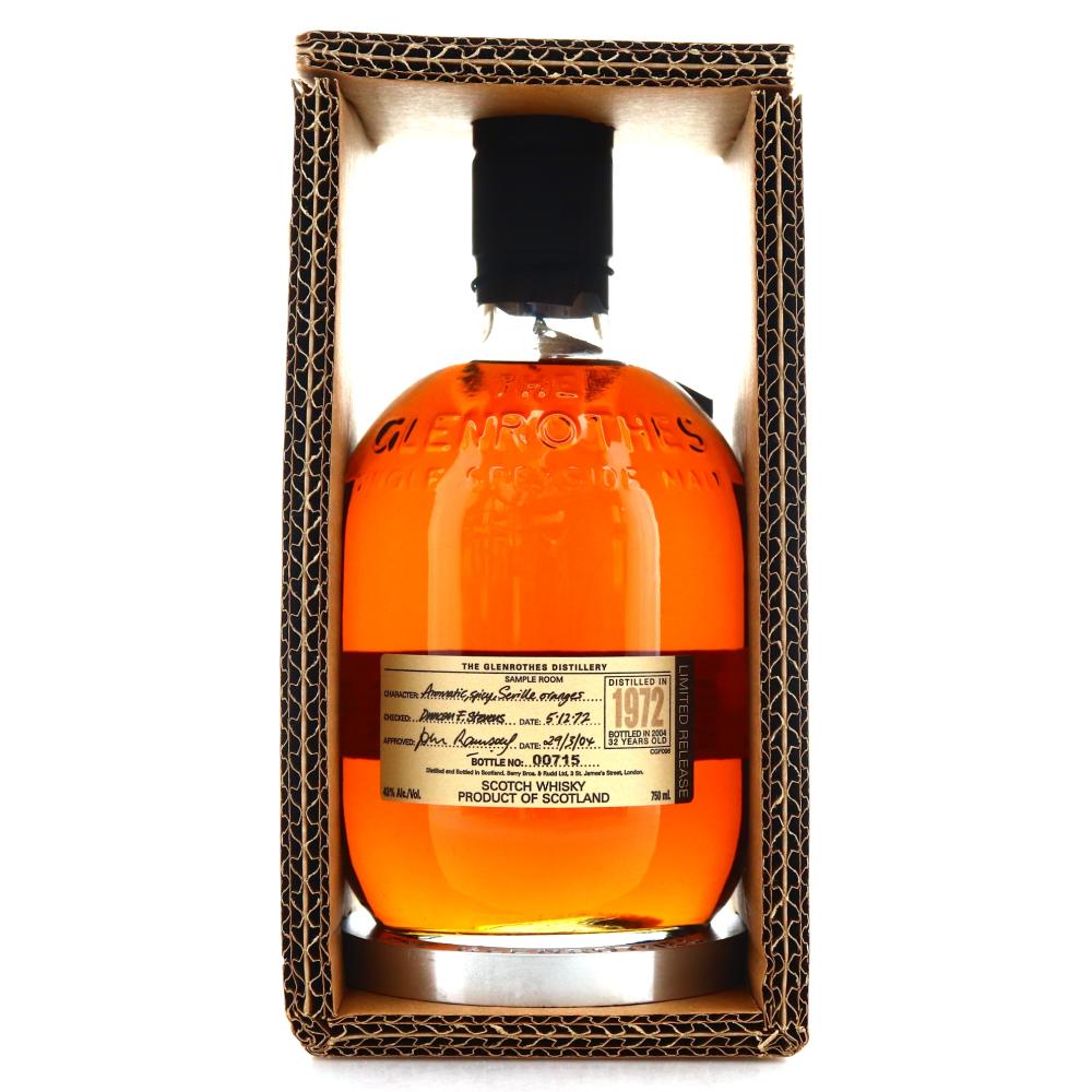 Glenrothes 1972 Vintage 32 Year Old 75cl / US Import