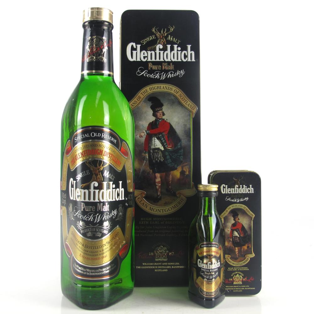 Glenfiddich Clans of the Highlands / Clan Montgomerie / Includes Miniature 5cl