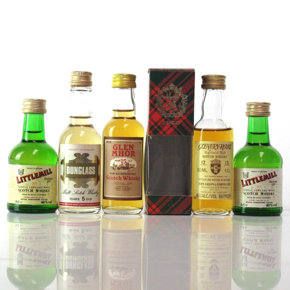 Closed Distillery Miniatures 5 x 5cl