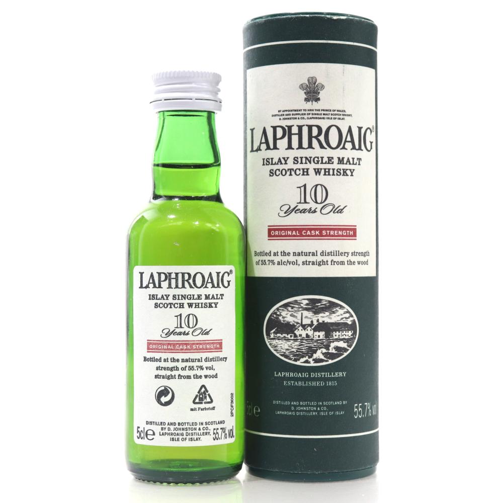 Laphroaig 10 Year Old Original Cask Strength Miniature 5cl / 55.7%