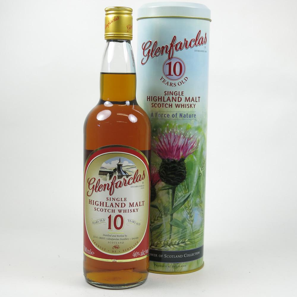 Glenfarclas 10 Year Old 1990s / A Force of Nature Tin