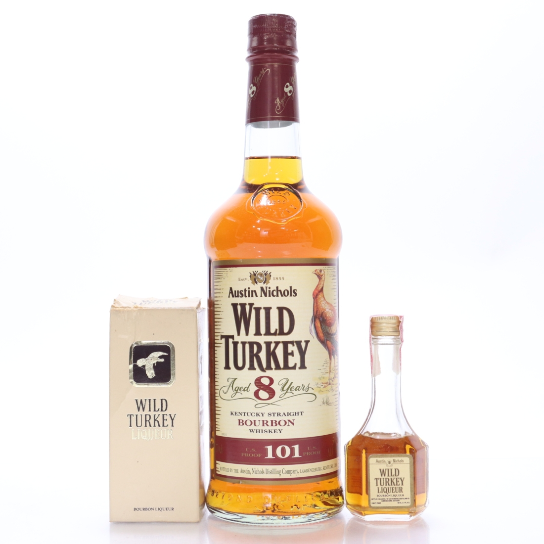 Wild Turkey 8 Year Old 101 Proof & Liqueur Miniature 5cl