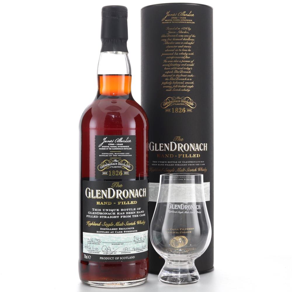 Glendronach 1992 Hand Filled 26 Year Old Cask #218 / with Glass