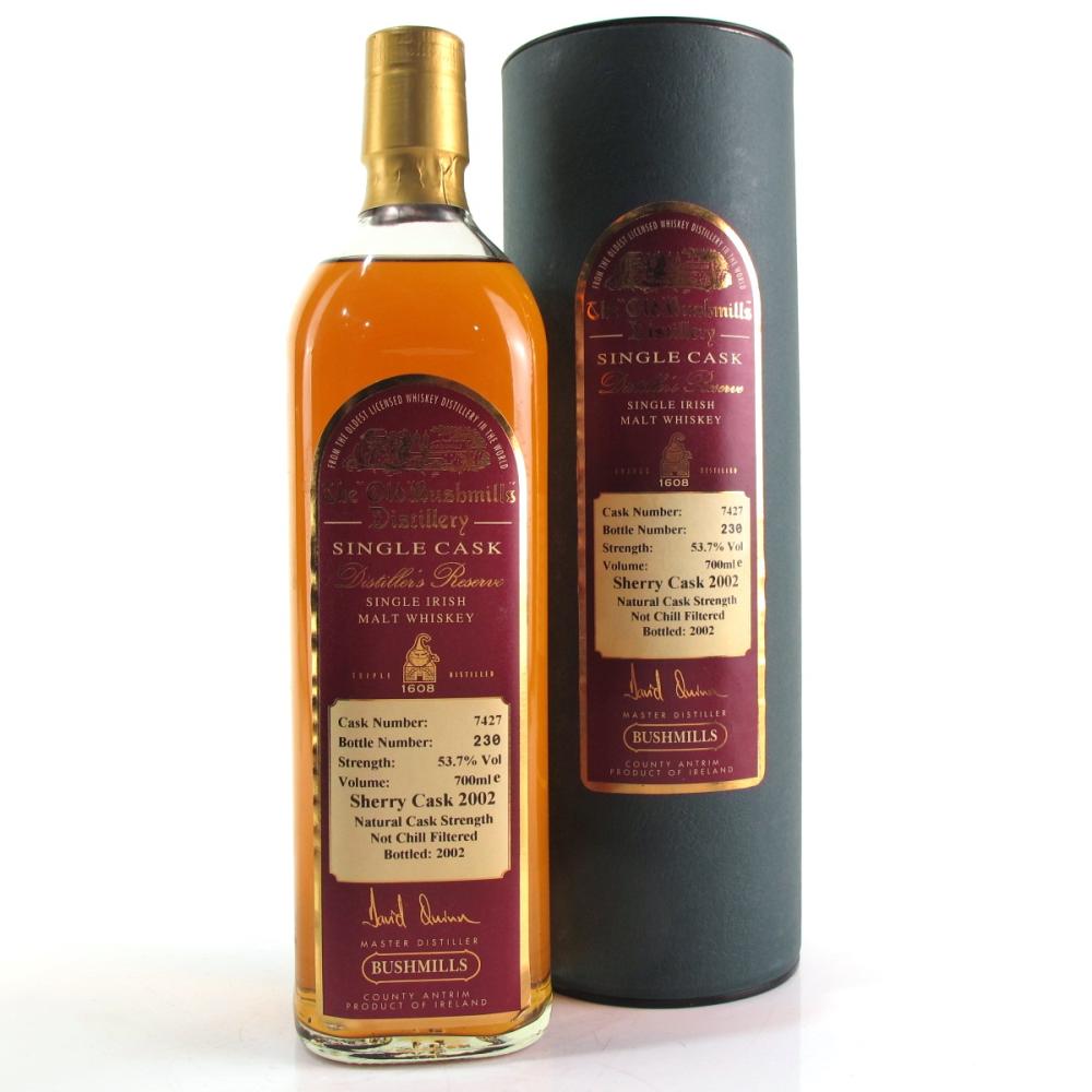 Bushmills Distillers Reserve Single Cask Bottled 2002