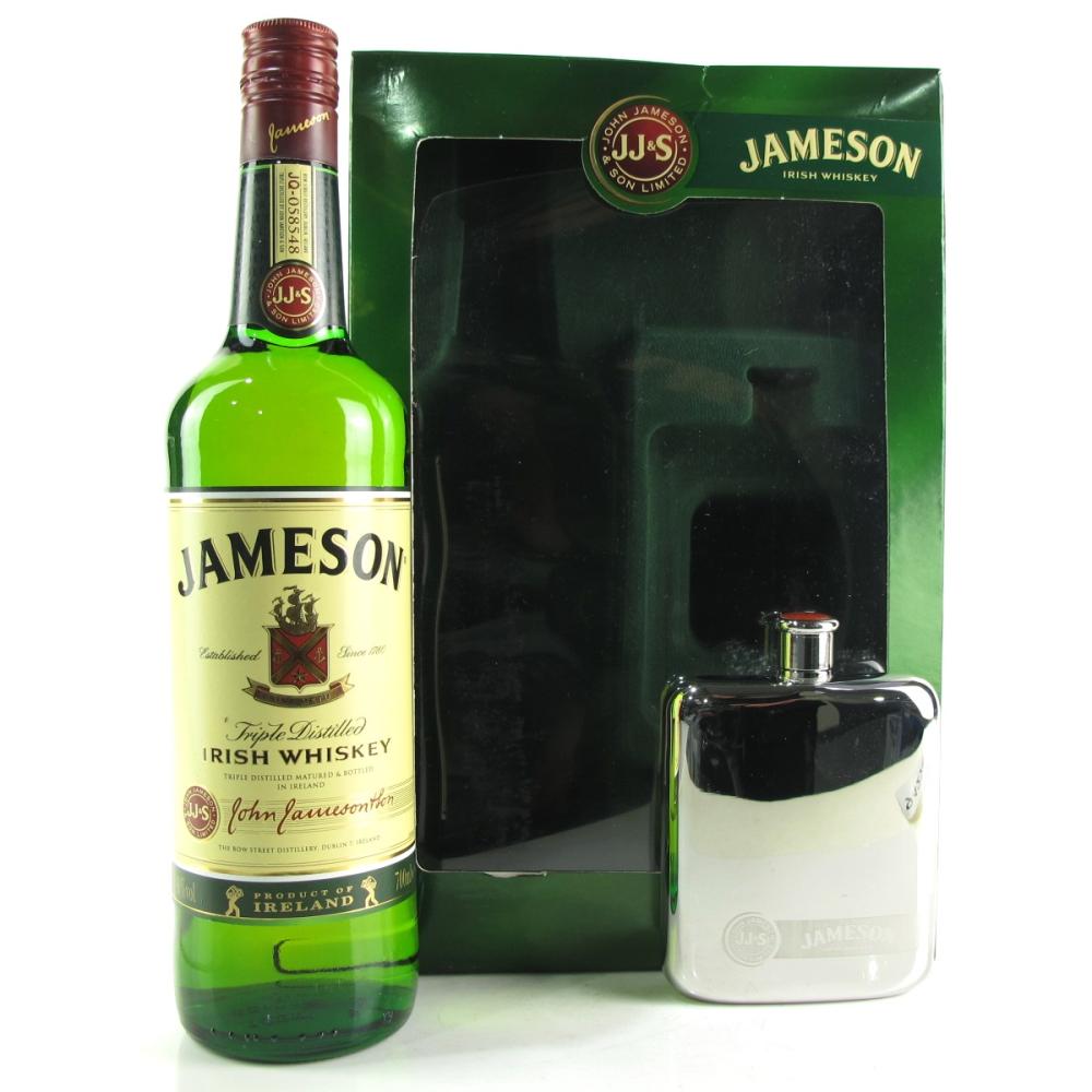 Jameson Irish Whiskey Gift Pack / Including Flask