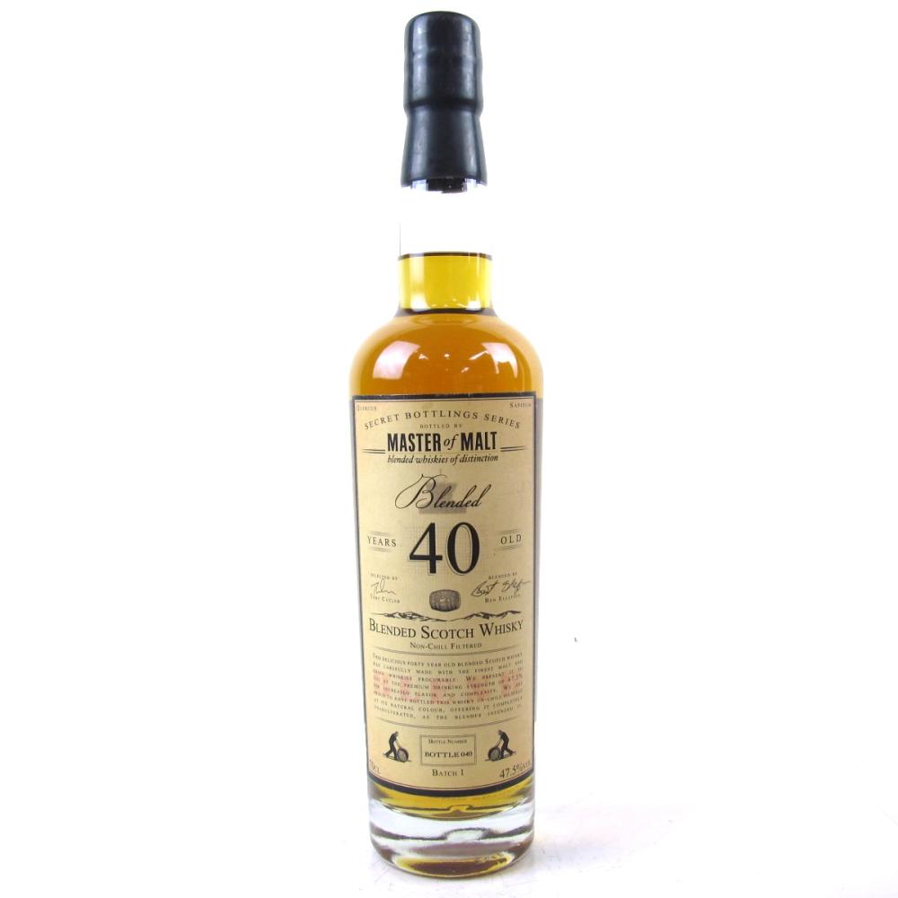 Master of Malt 40 Year Old Blended Scotch Whisky