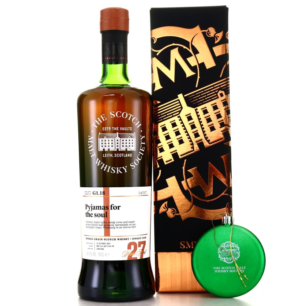 North British 1991 SMWS 27 Year Old G1.18 with Christmas Decoration