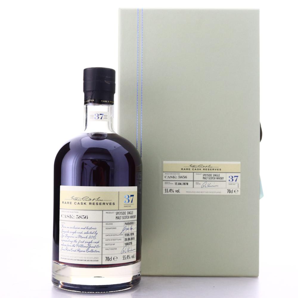 William Grant & Sons 1978 Rare Cask Reserves 37 Year Old