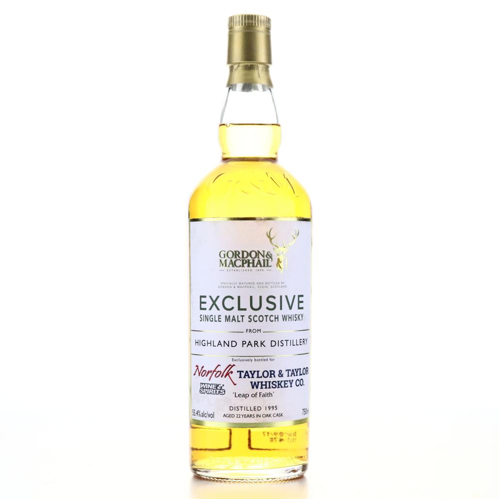 Highland Park 1995 Gordon and MacPhail 22 Year Old Single Cask 75cl / Leap of Faith