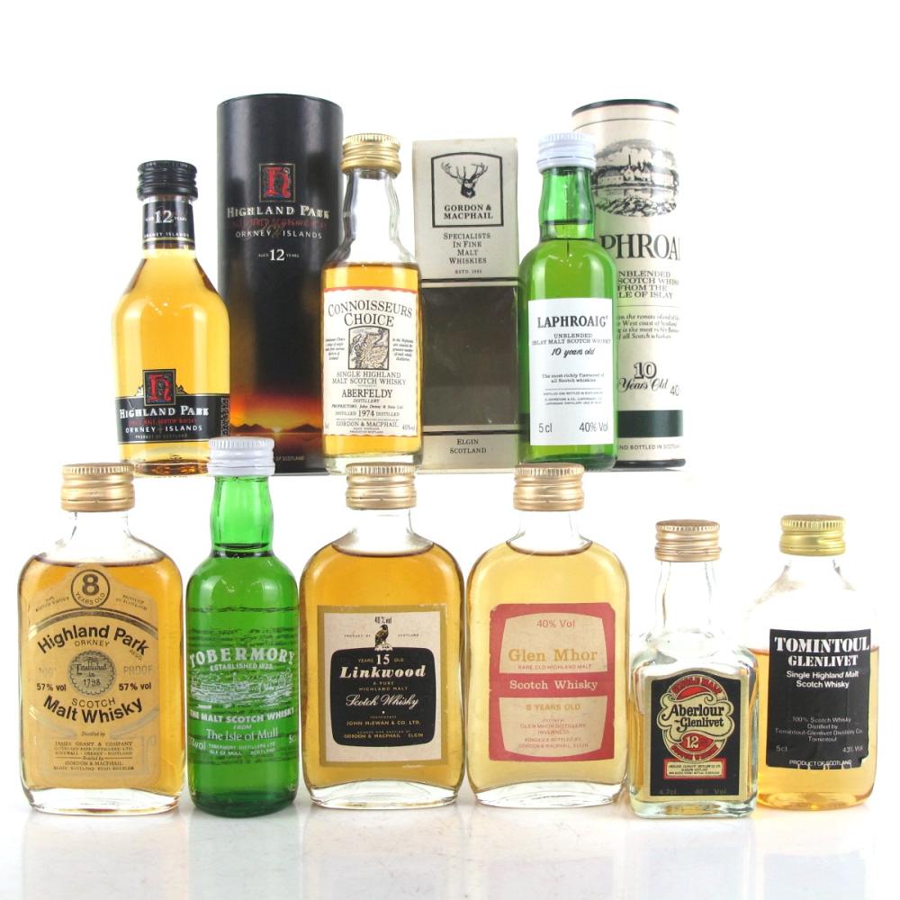 Scotch Malt Whisky Selection 9 x Miniature