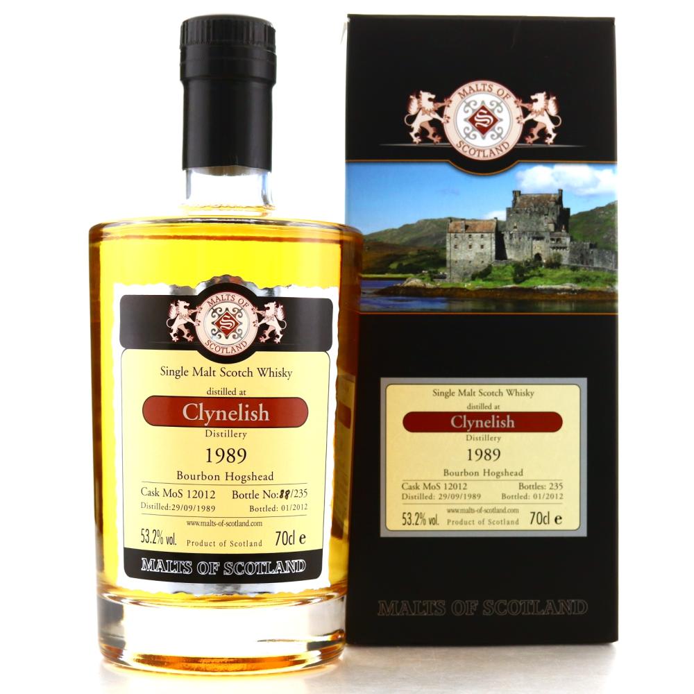Clynelish 1989 Malts of Scotland Bourbon Hogshead
