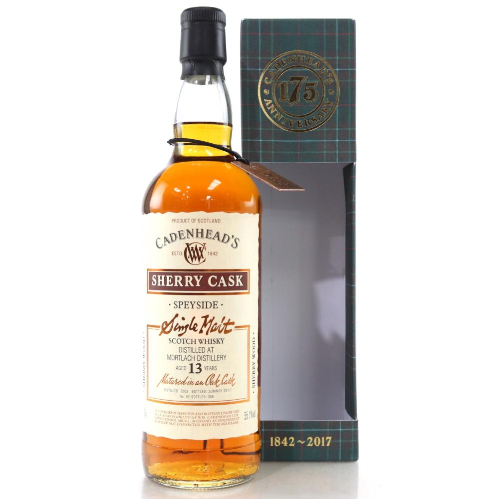 Mortlach 2003 Cadenhead's 13 Year Old / Sherry Cask