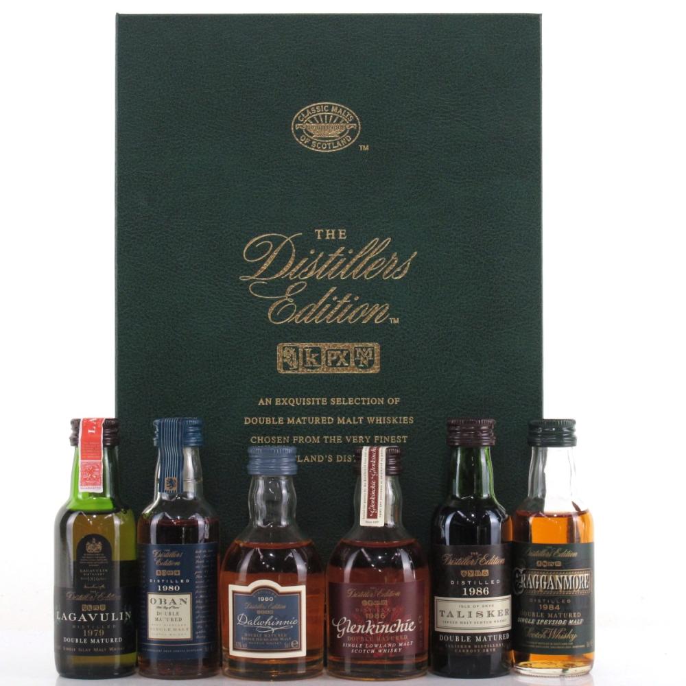 Distiller's Edition Classic Malts Miniature Selection 6 x 5cl / First Releases Including Lagavulin 1979