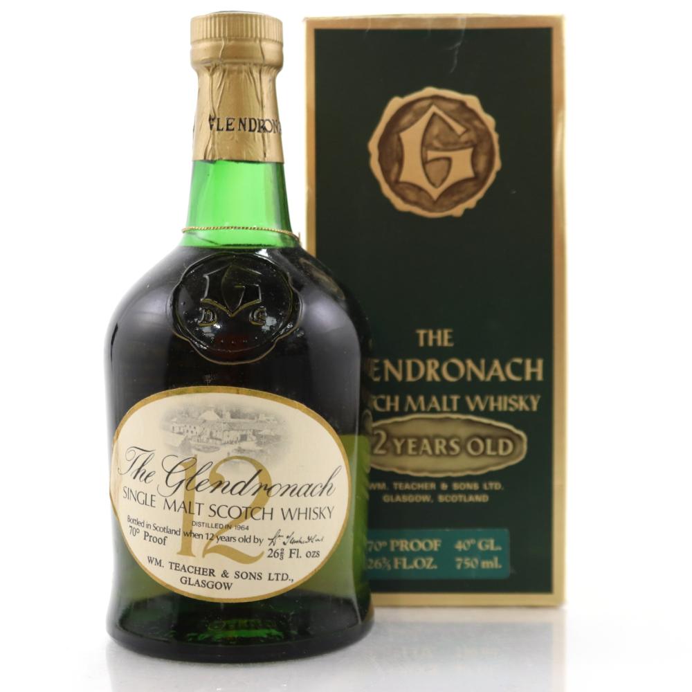 Glendronach 1964 Teacher's 12 Year Old 1970s