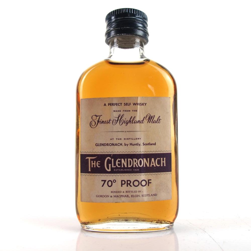 Glendronach Gordon and MacPhails 1960s Miniature