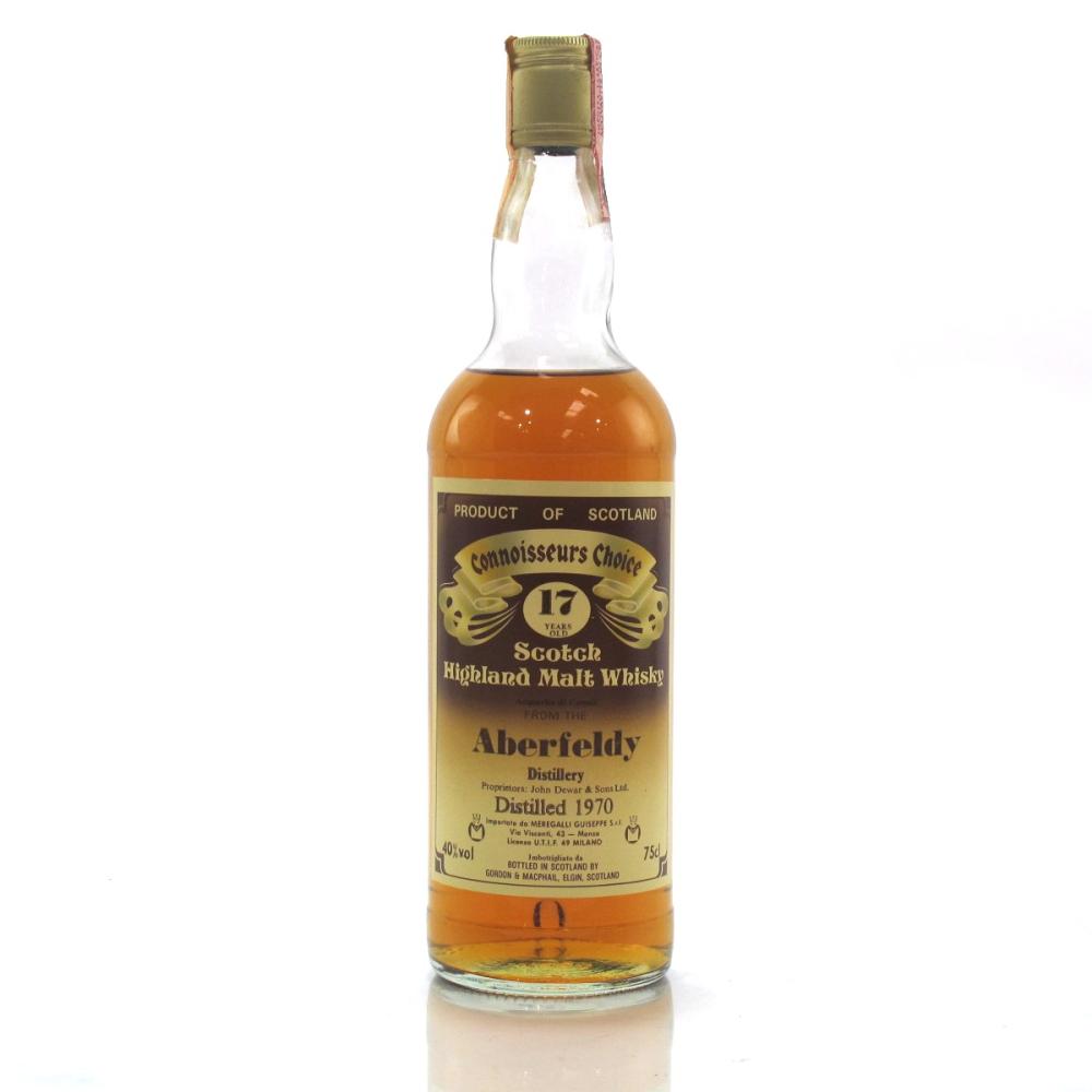 Aberfeldy 1970 Gordon and MacPhail 17 Year Old / Meregalli Import