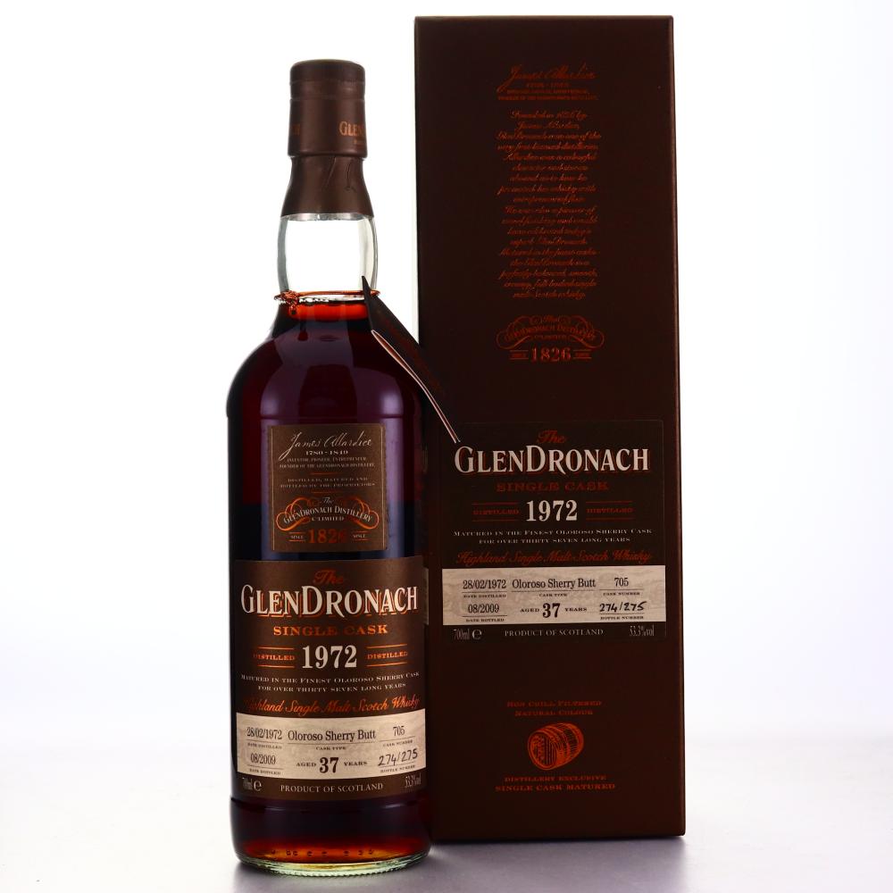 Glendronach 1972 Single Oloroso Cask 37 Year Old #705