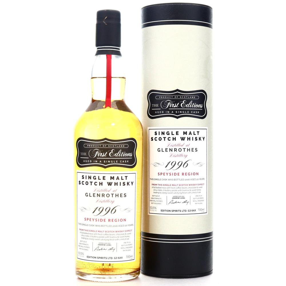 Glenrothes 1996 Edition Spirits 20 Year Old