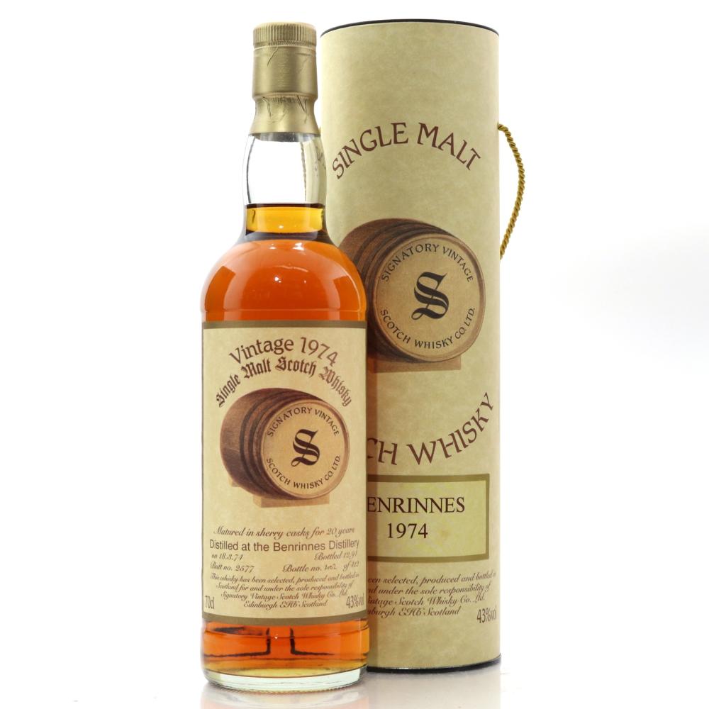 Benrinnes 1974 Signatory Vintage 20 Year Old