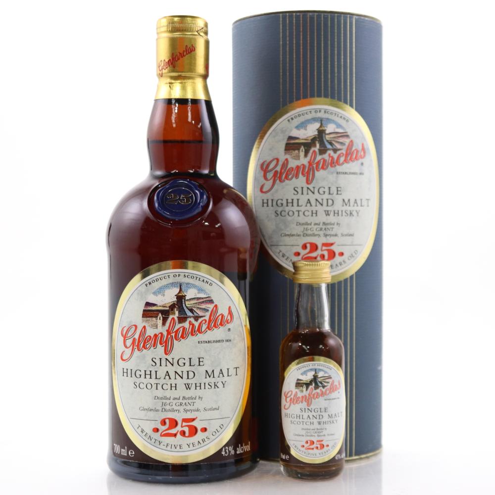 Glenfarclas 25 Year Old / with Miniature 5cl