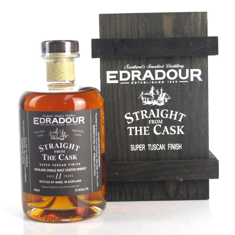 Edradour 1996 Straight from the Cask 11 Year Old 50cl / Super Tuscan Finish