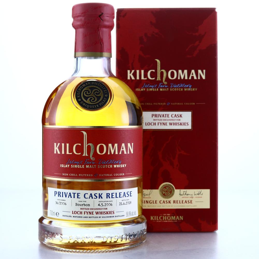 Kilchoman 2006 Single Bourbon Cask #36 / Loch Fyne Whiskies