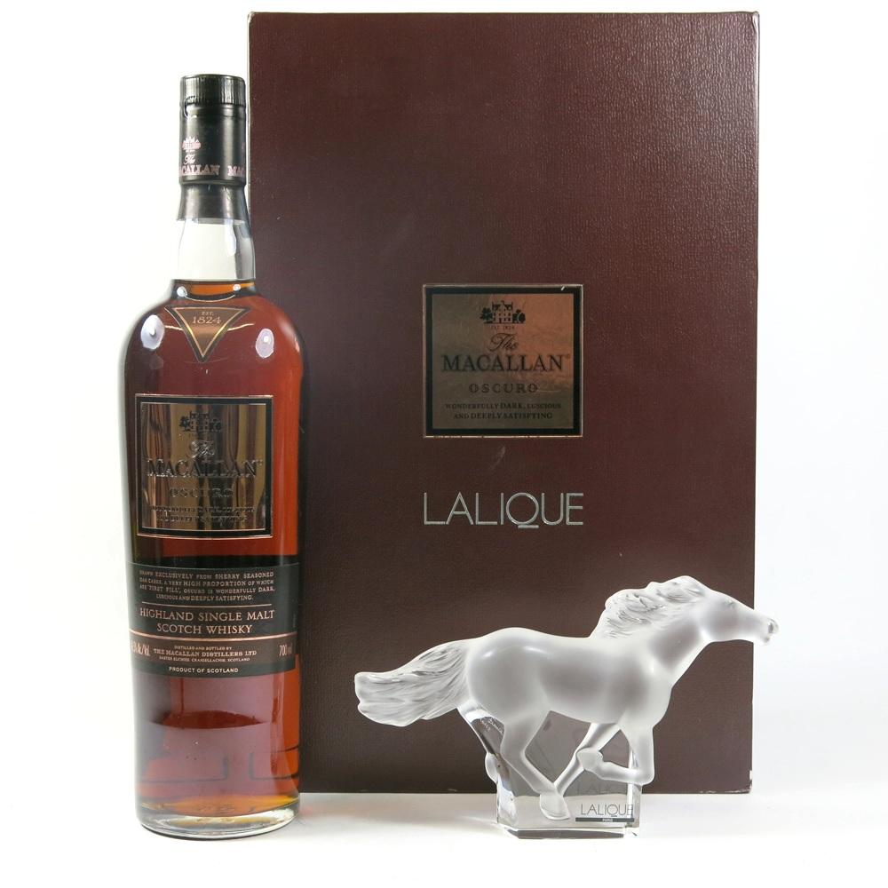 Macallan Oscuro  / Lalique Kazak Horse 