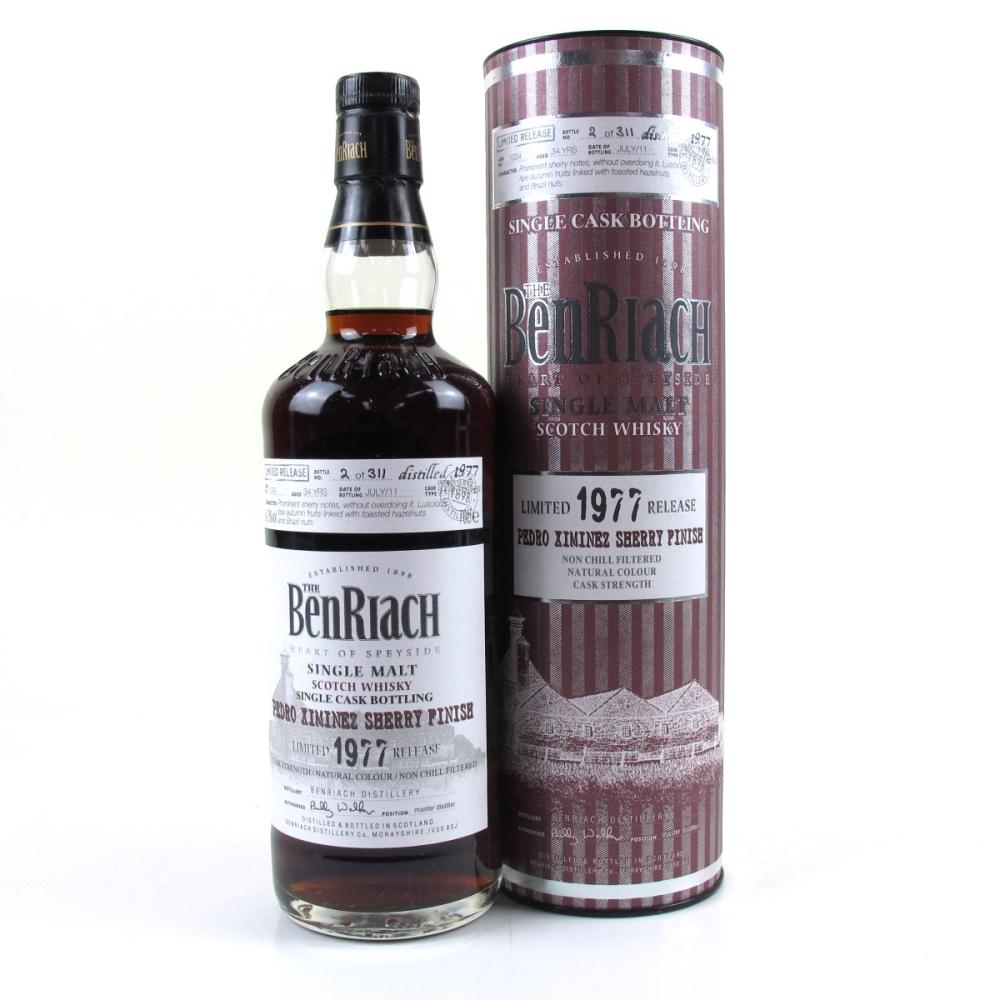 Benriach 1977 Pedro Ximinez Sherry Finish 34 Year Old