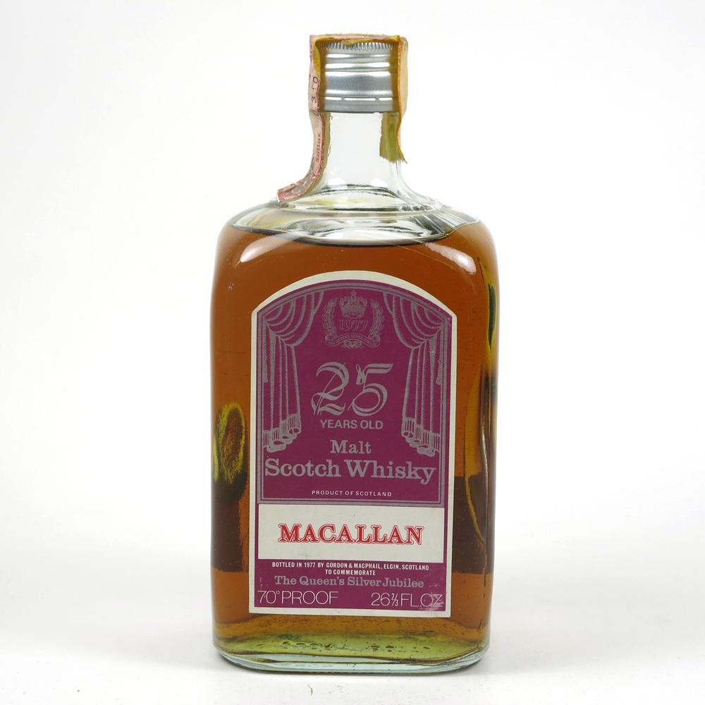 Macallan 25 Year Old Gordon and MacPhail / Queen's Silver Jubille 1977
