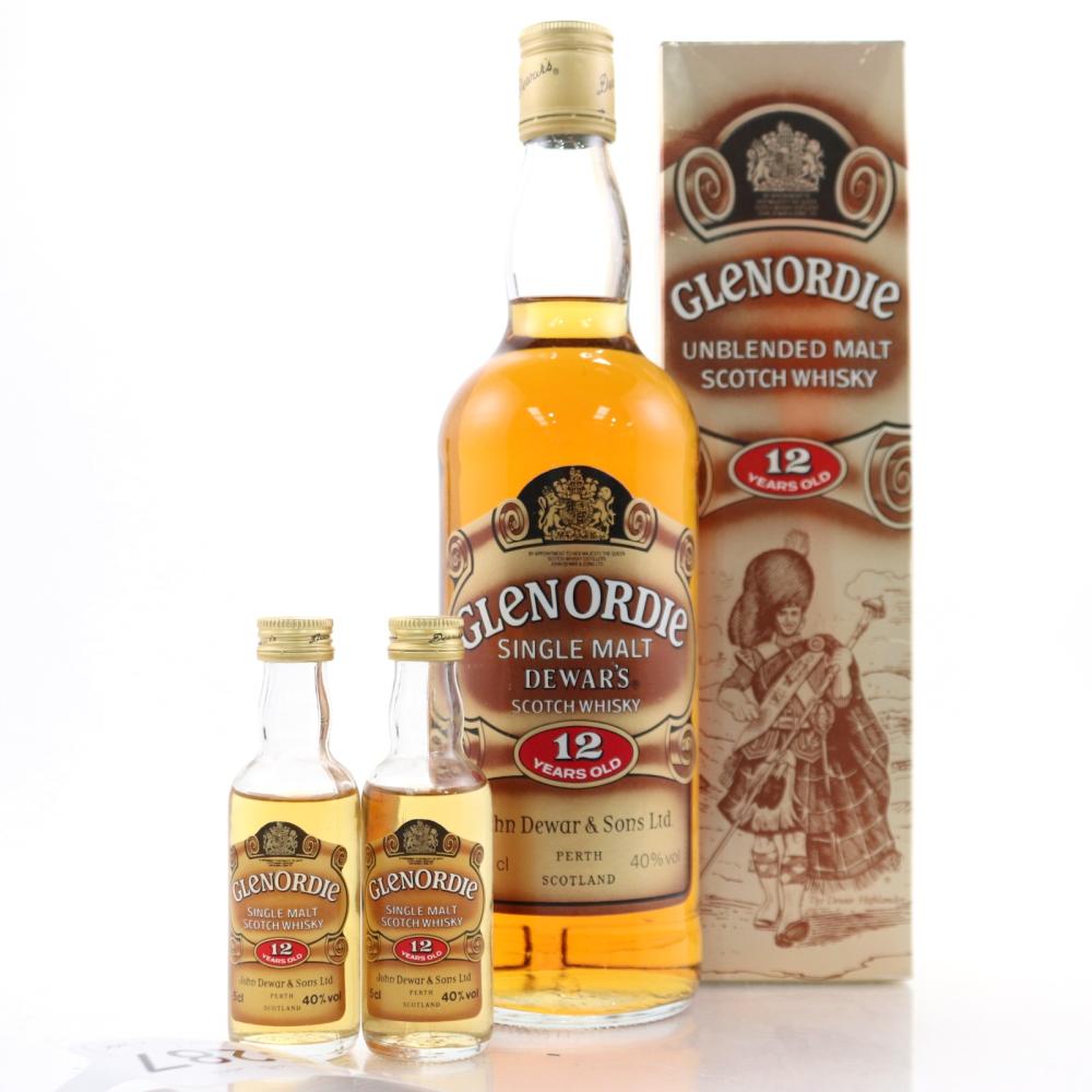 Glen Ord / Glenordie 12 Year Old 1980s / with Miniatures 2 x 5cl