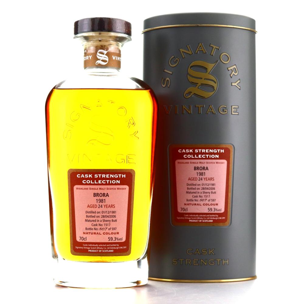 Brora 1981 Signatory Vintage 24 Year Old Cask Strength