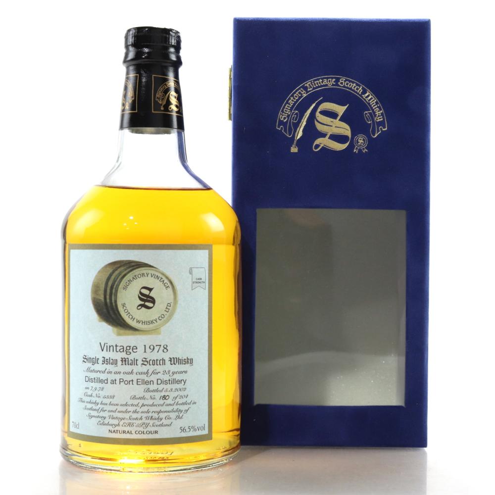 Port Ellen 1978 Signatory Vintage 23 Year Old / Cask #5338
