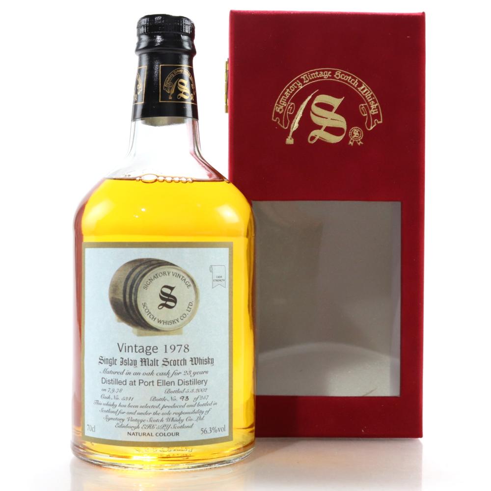 Port Ellen 1978 Signatory Vintage 23 Year Old / Cask #5341