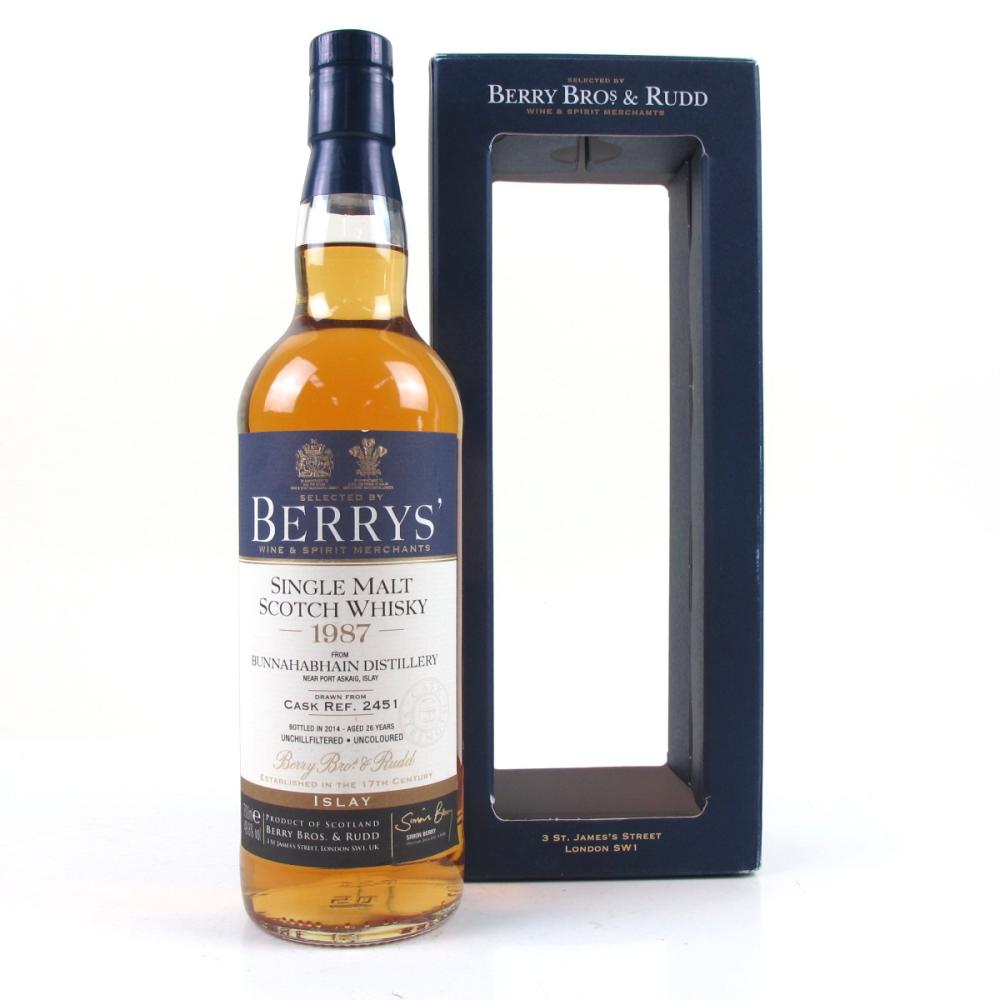 Bunnahabhain 1987 Berry Brothers and Rudd