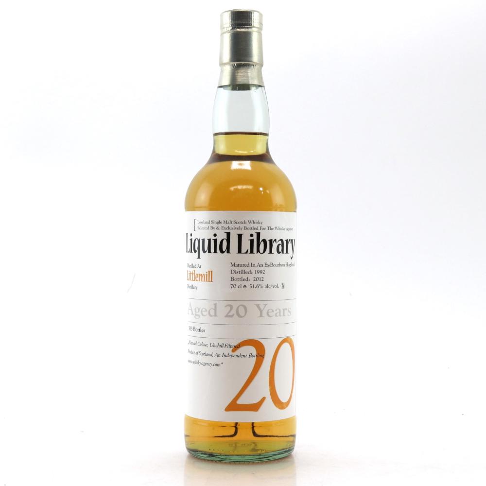 Littlemill 1992 Whisky Agency 20 Year Old / Liquid Library