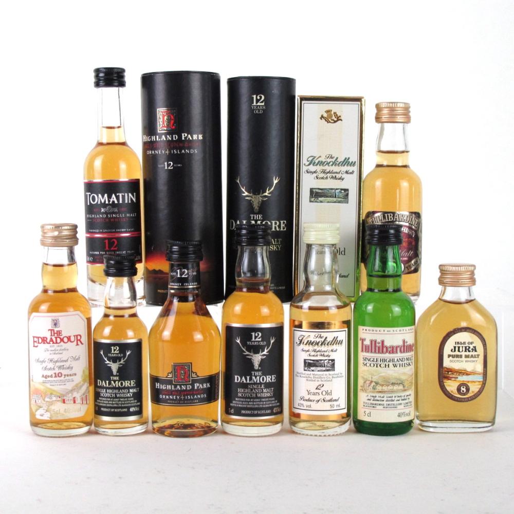 Miscellaneous Highland and Island Selection 9 x Miniature