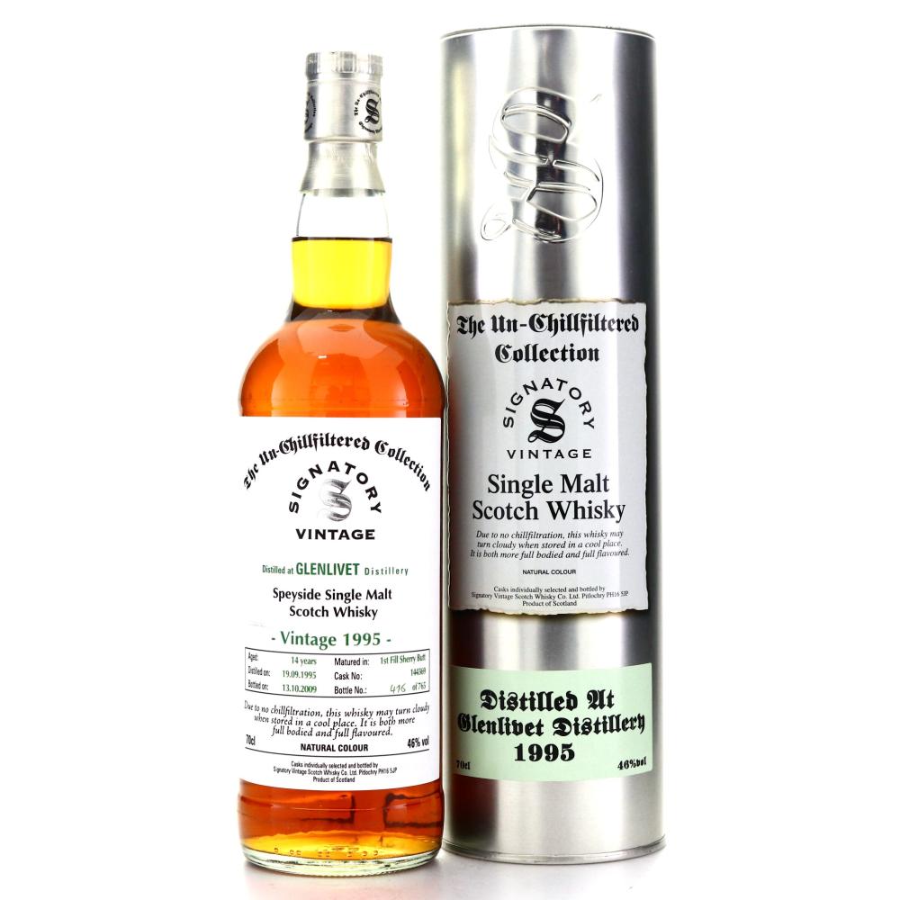 Glenlivet 1995 Signatory Vintage 14 Year Old