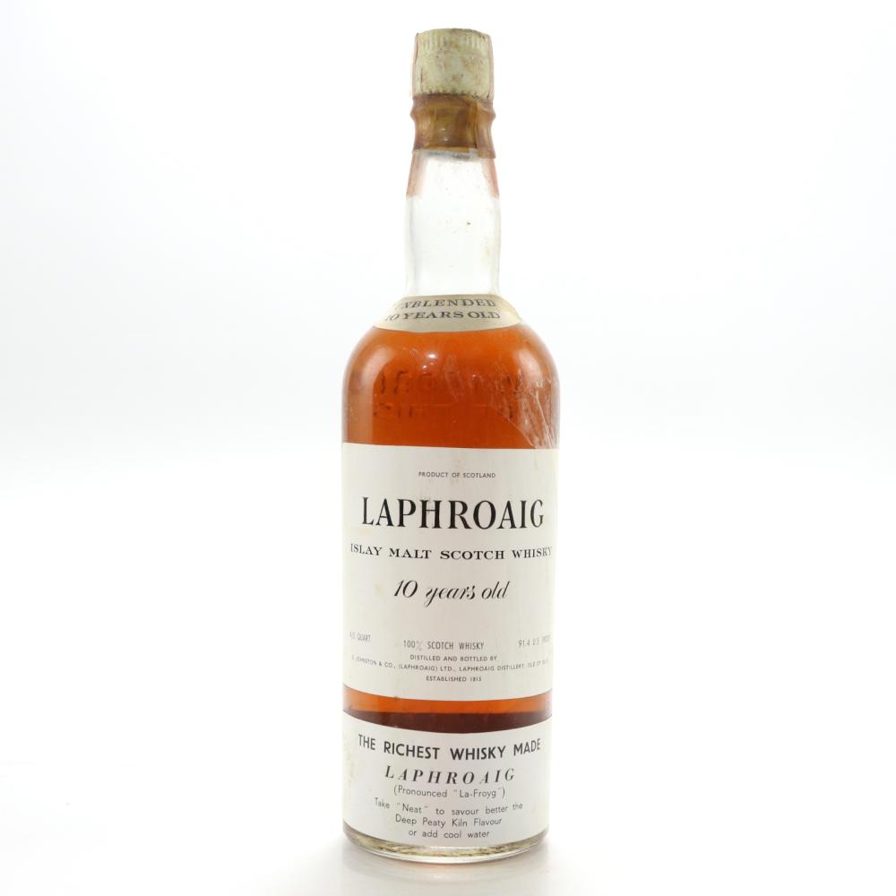 Laphroaig 10 Year Old 1968 / Carlton Import, US