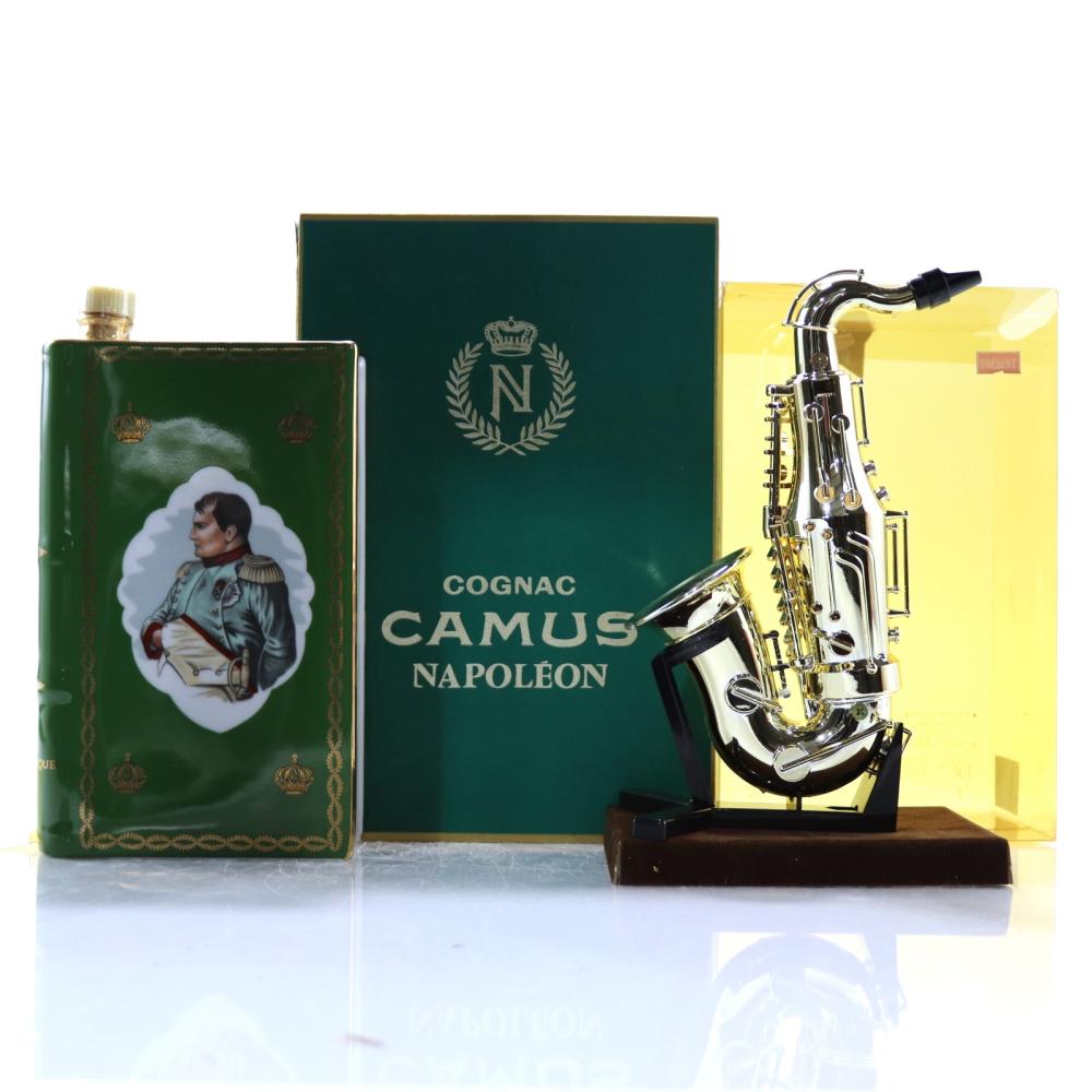 Camus Napoleon Bicentenary Cognac Decanter 1969 / with La Priere Saxophone Miniature 2.5cl
