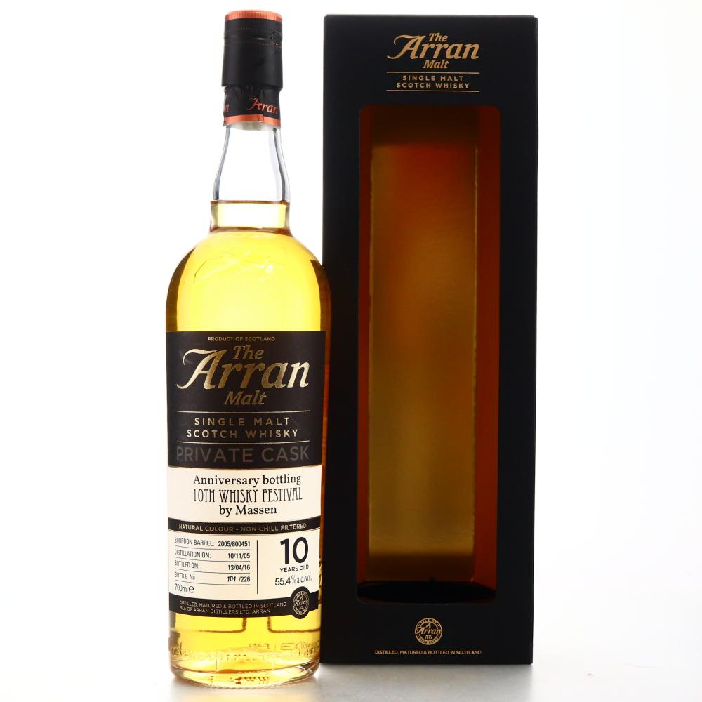 Arran 2005 Single Bourbon Cask 10 Year Old / 10th Whisky Festival by Massen