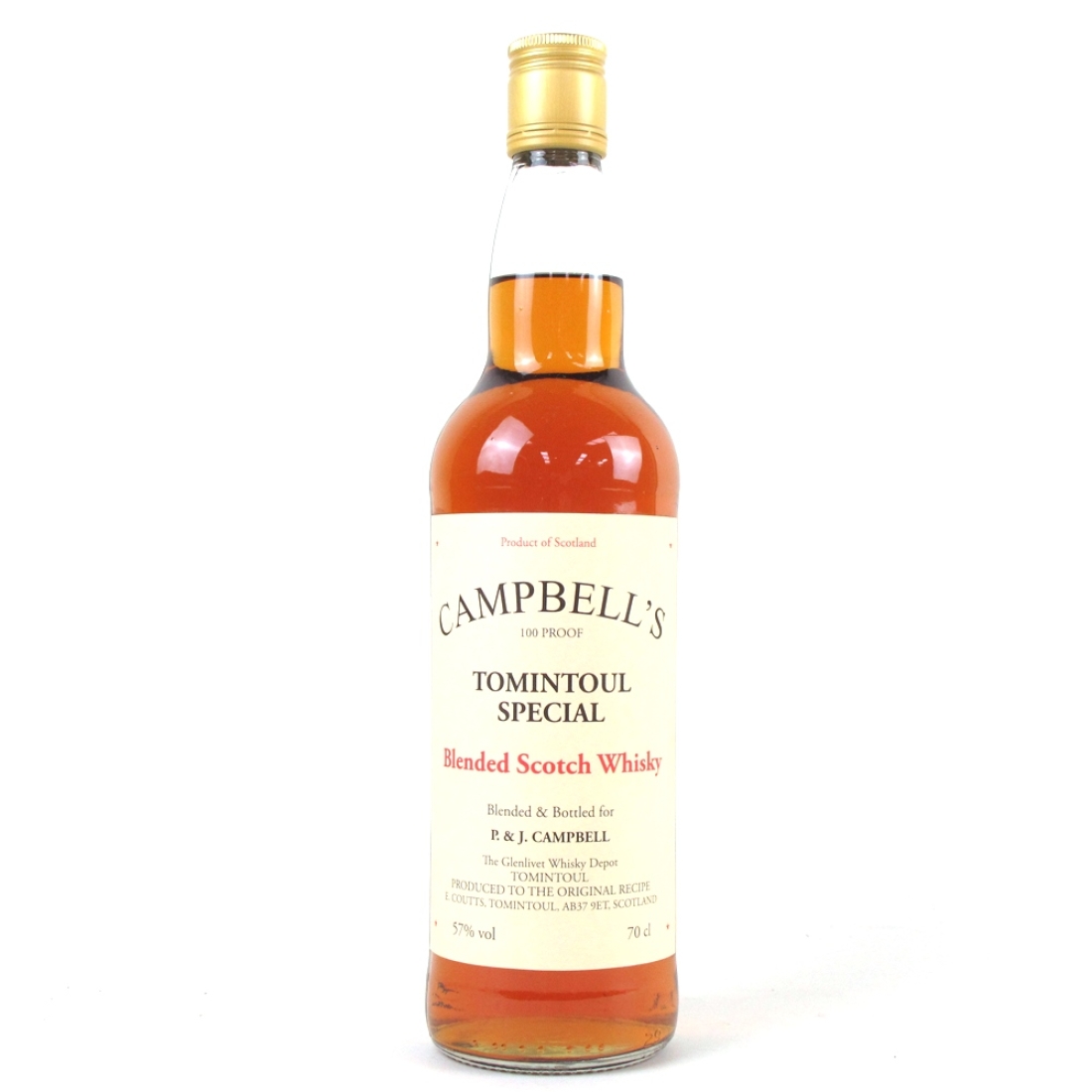 Tomintoul Special 'P & J Campbell' 100 Proof