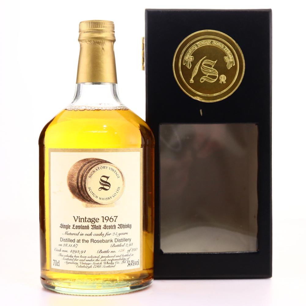 Rosebank 1967 Signatory Vintage 25 Year Old
